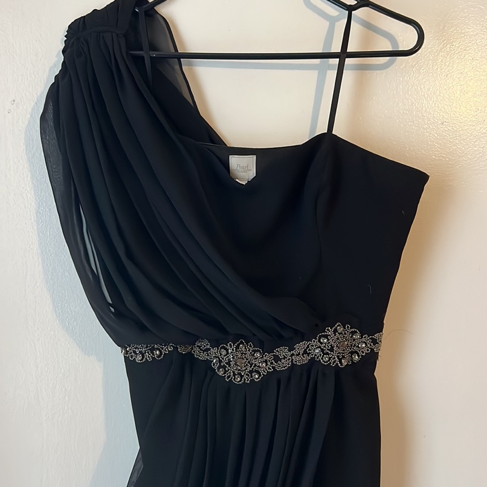 Marchesa Pearl by Georgina Chapman Black Dress